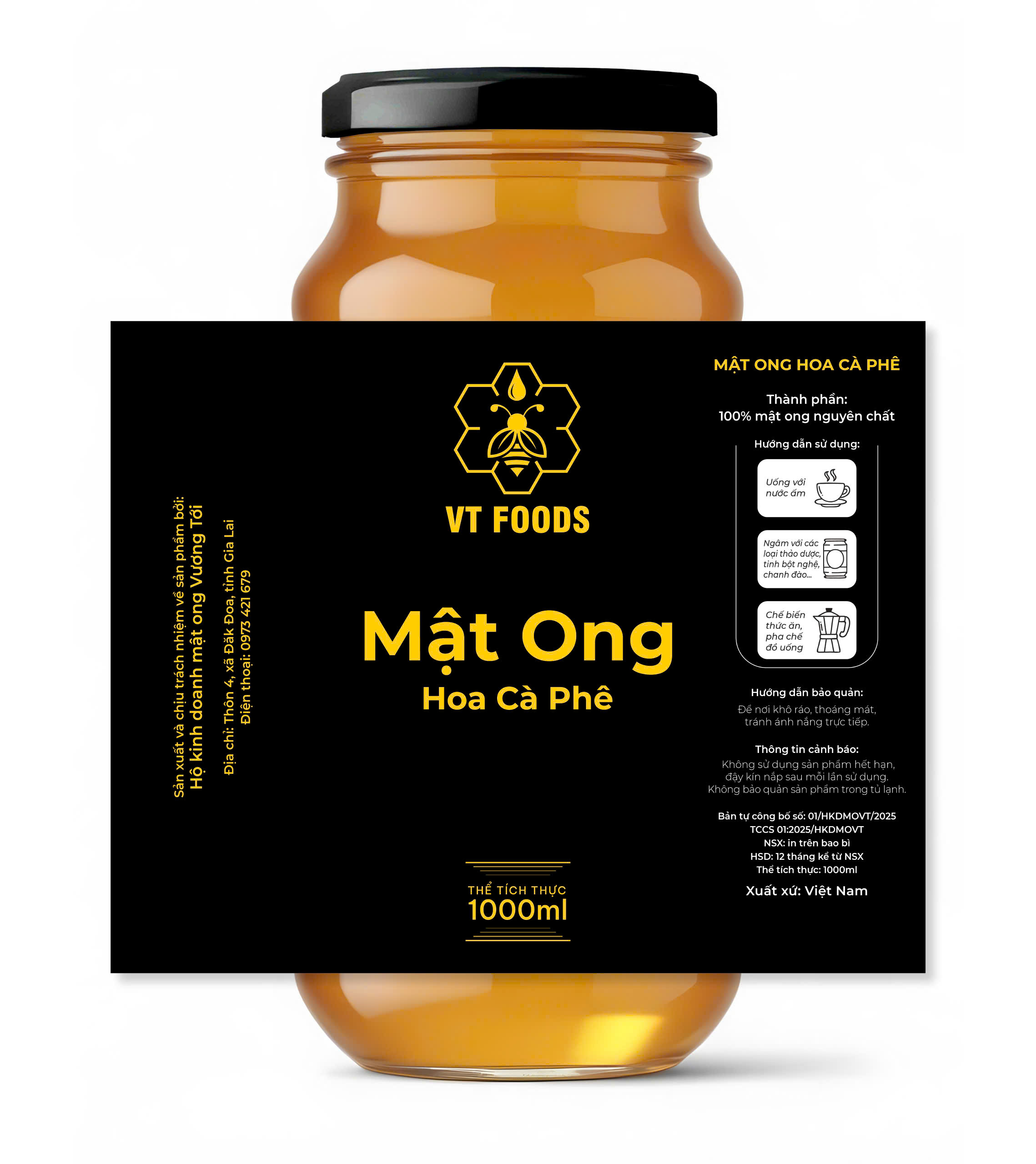 Mật ong hoa cà phê – Ngọt ngào hương cao nguyên